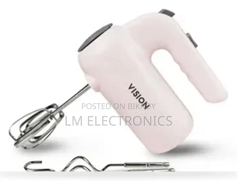 Vision Electric Hand Mixer VIS-HM-002 Light Pink