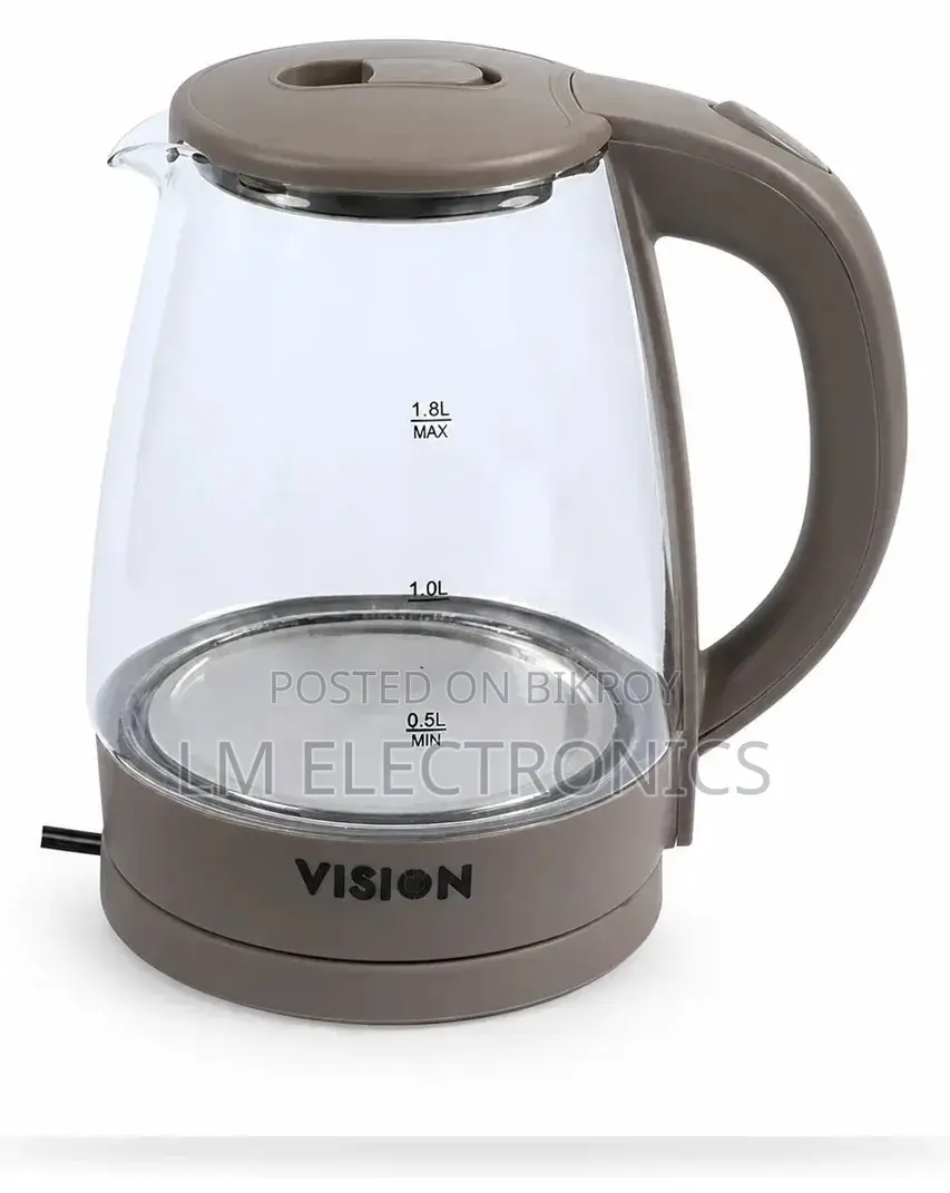 Vision Electric Kettle 1.8 Liter VIS-EK-018 (Glass)