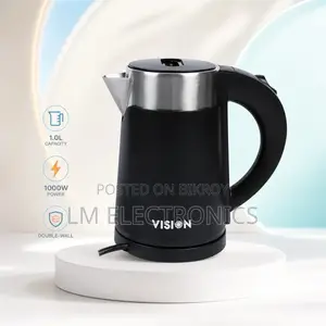 Vision Electric Kettle 1 Liter VIS-EK-013 Royal Black