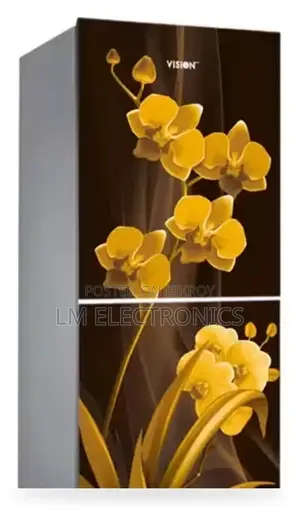 Vision Glass Door Refrigerator RE-238 Liter Pansy Fancy Bottom Mount