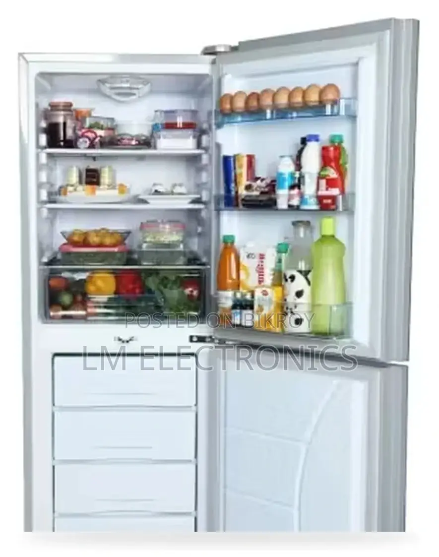 Vision Glass Door Smart Dispenser Refrigerator RE-238 Liter Black Bott