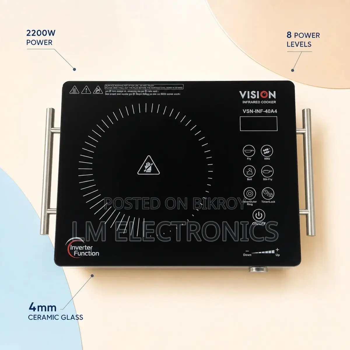 Vision Infrared Cooker VSN-40A4-Eco