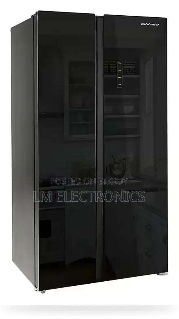 Kelvinator 537 Liter Inverter Side by Side Glass Door No Frost Refrige