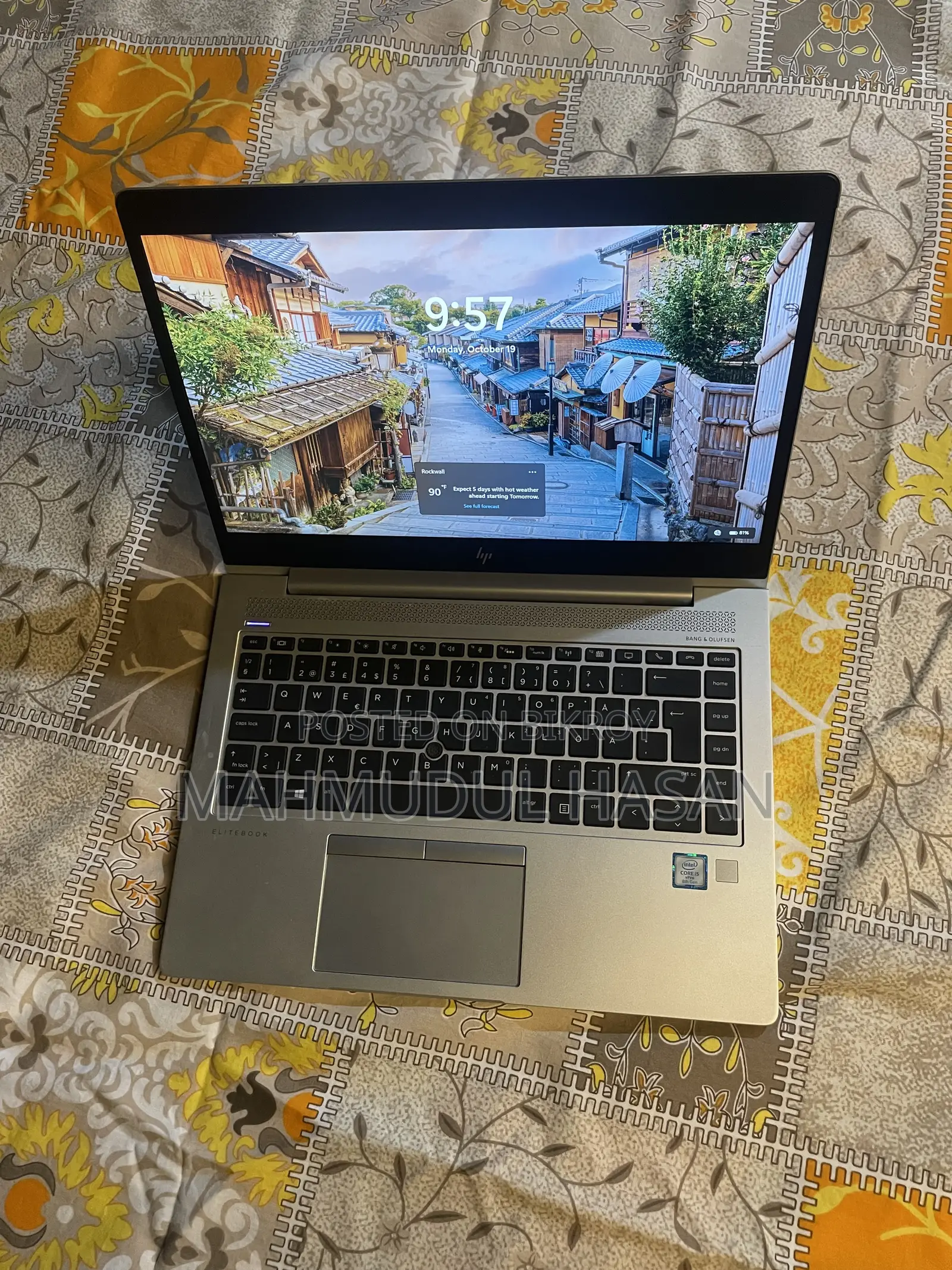 Laptop HP EliteBook 840 G6 8GB Intel Core i5 SSD 256GB