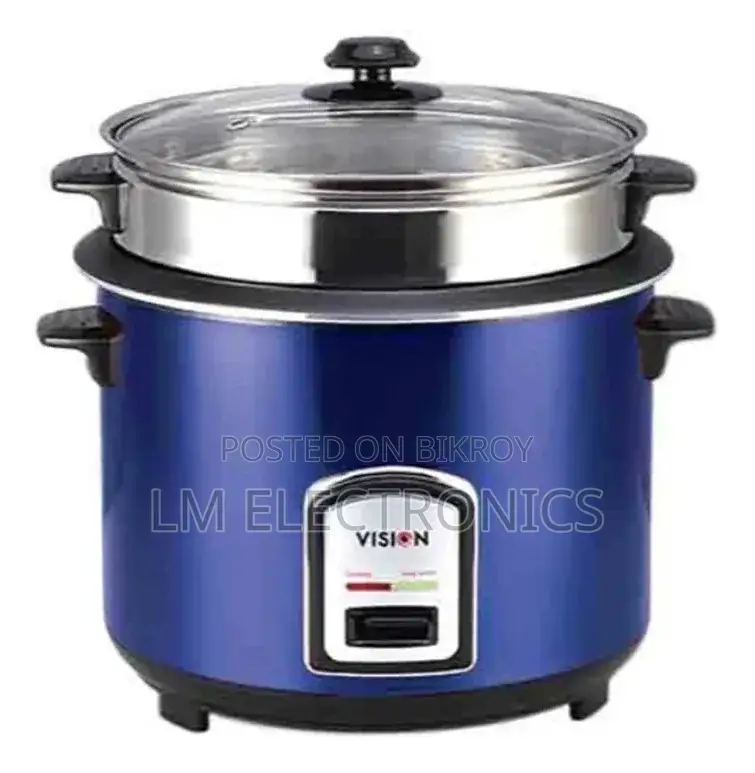 Vision Rice Cooker 1.8 L 40-06 SS Blue Double Pot