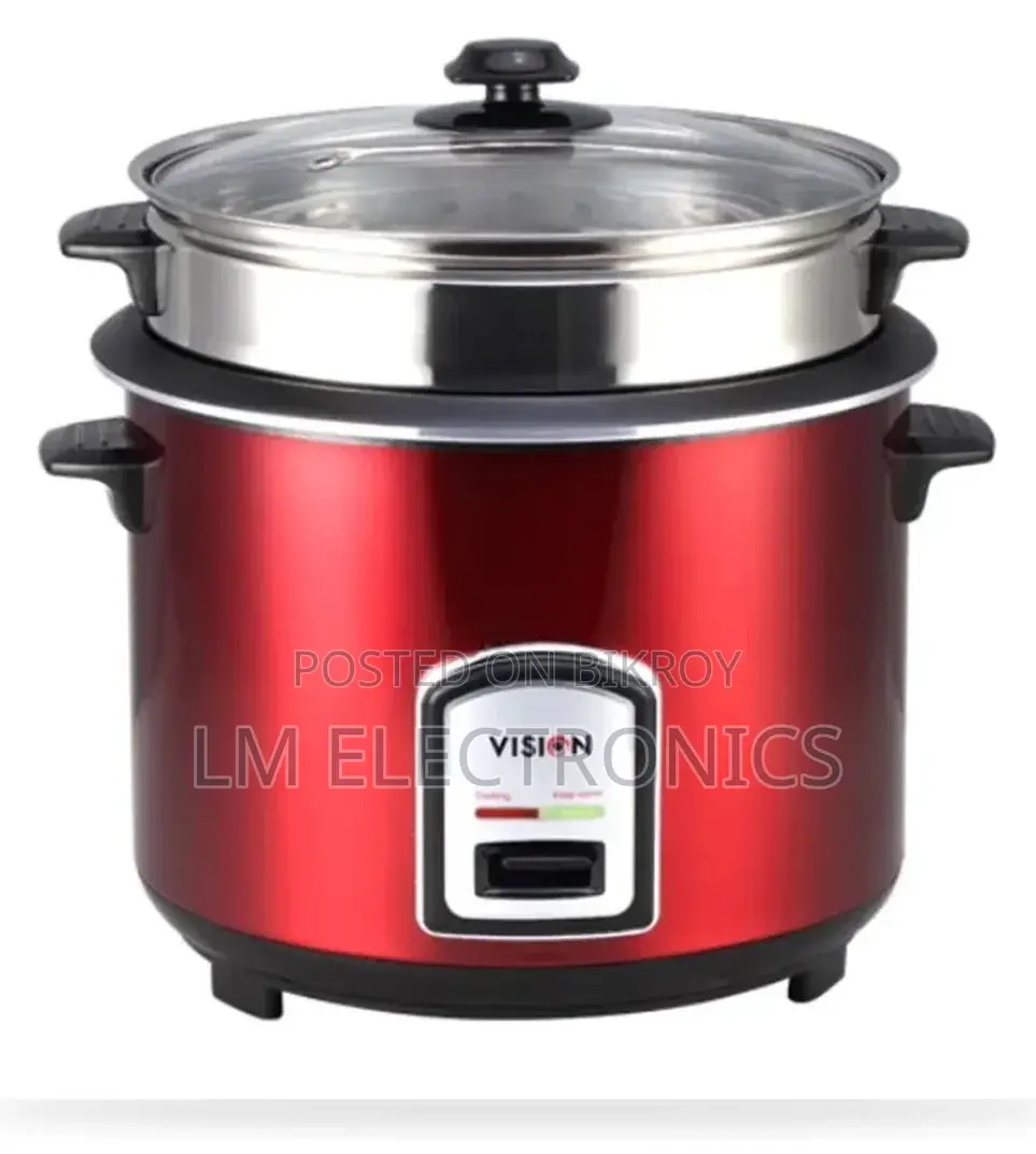 Vision Rice Cooker 1.8 L REL-40-06 SS Red (Double Pot)