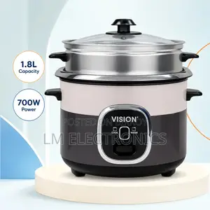 Vision Rice Cooker 1.8L REL-Delight (Double Pot) with Steamer 700W