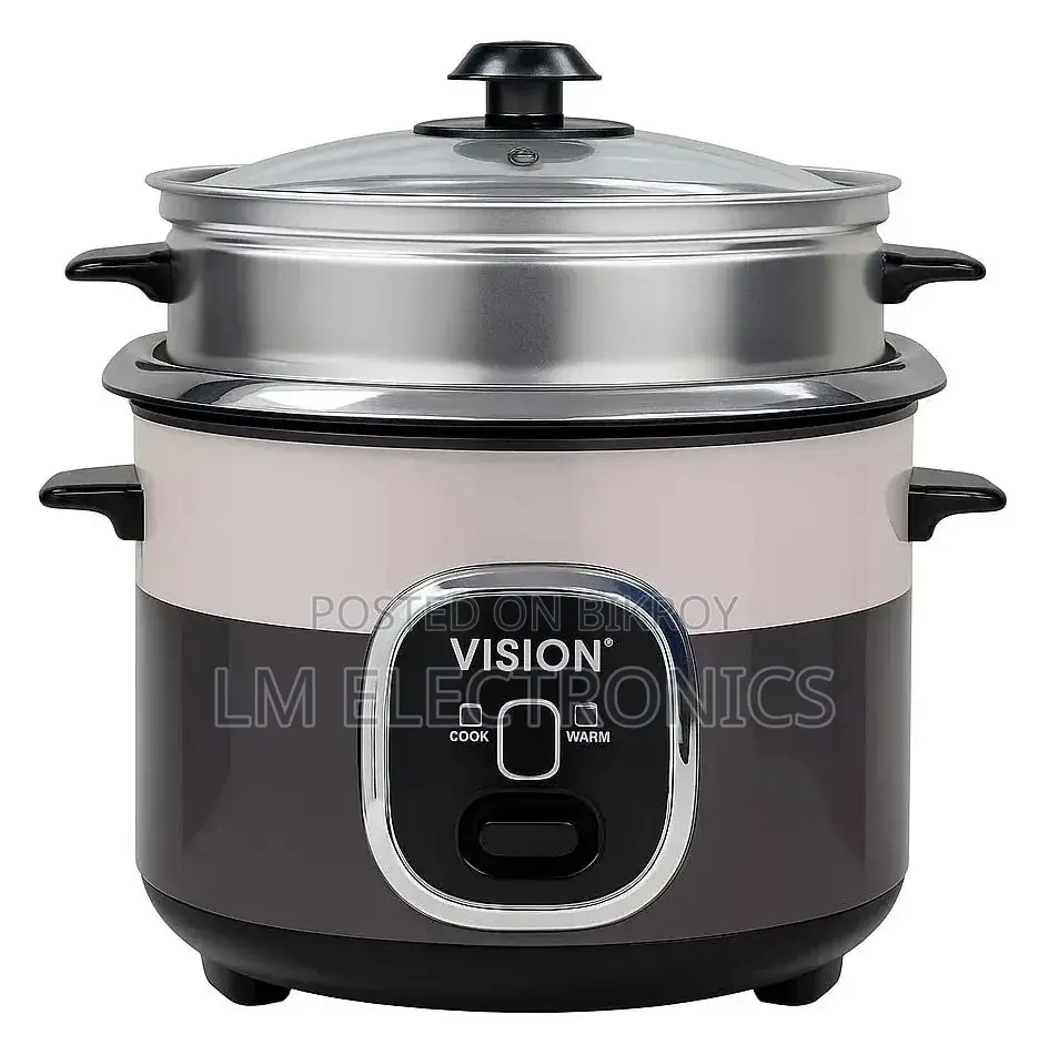 Vision Rice Cooker 1.8L REL-Delight (Double Pot) with Steamer 700W