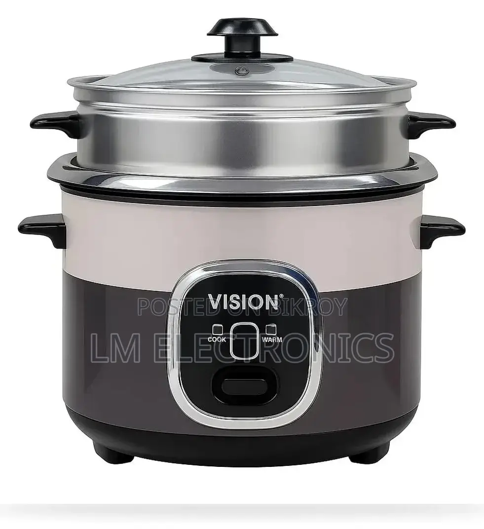 Vision Rice Cooker 1.8L REL-Delight (Double Pot) with Steamer 700W