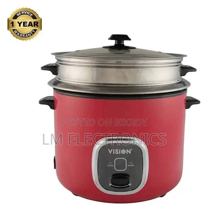 Vision Rice Cooker 2.8 L REL-Prime (Double Pot) Red