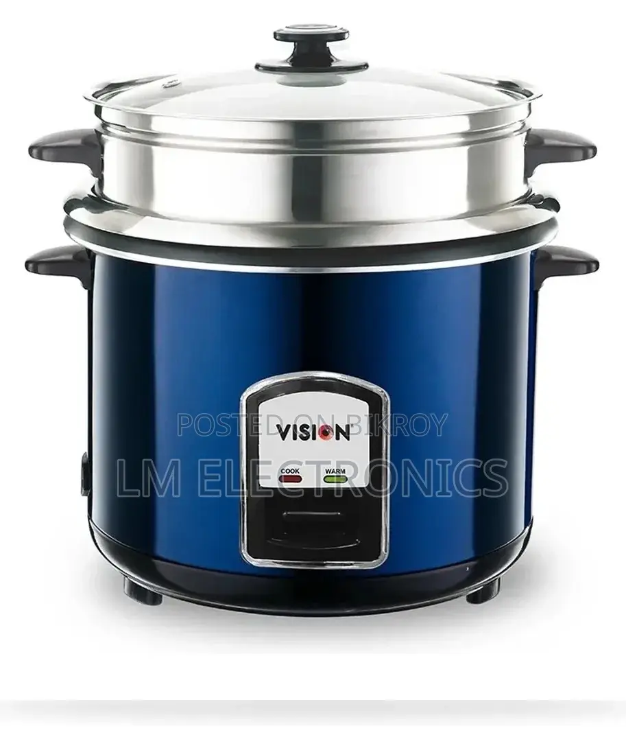 Vision Rice Cooker 3.0 Liter REL-50-05 SS Blue (Double Pot)