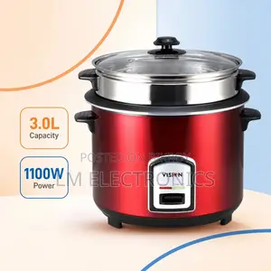 Vision Rice Cooker 3.0 Ltr 100 SS Red Double Pot
