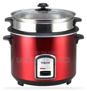 Vision Rice Cooker 3.0 Ltr 100 SS Red Double Pot
