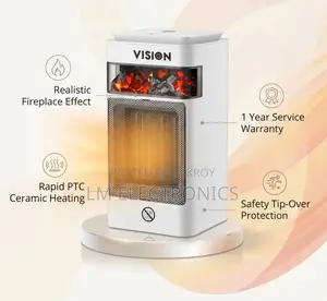 Vision Room Heater - Fire