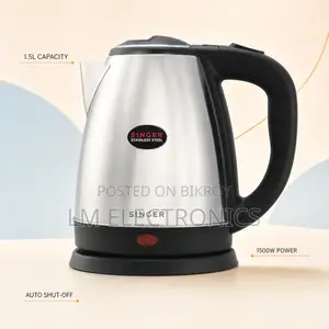Singer 1.5L Stainless Steel Electric Kettle