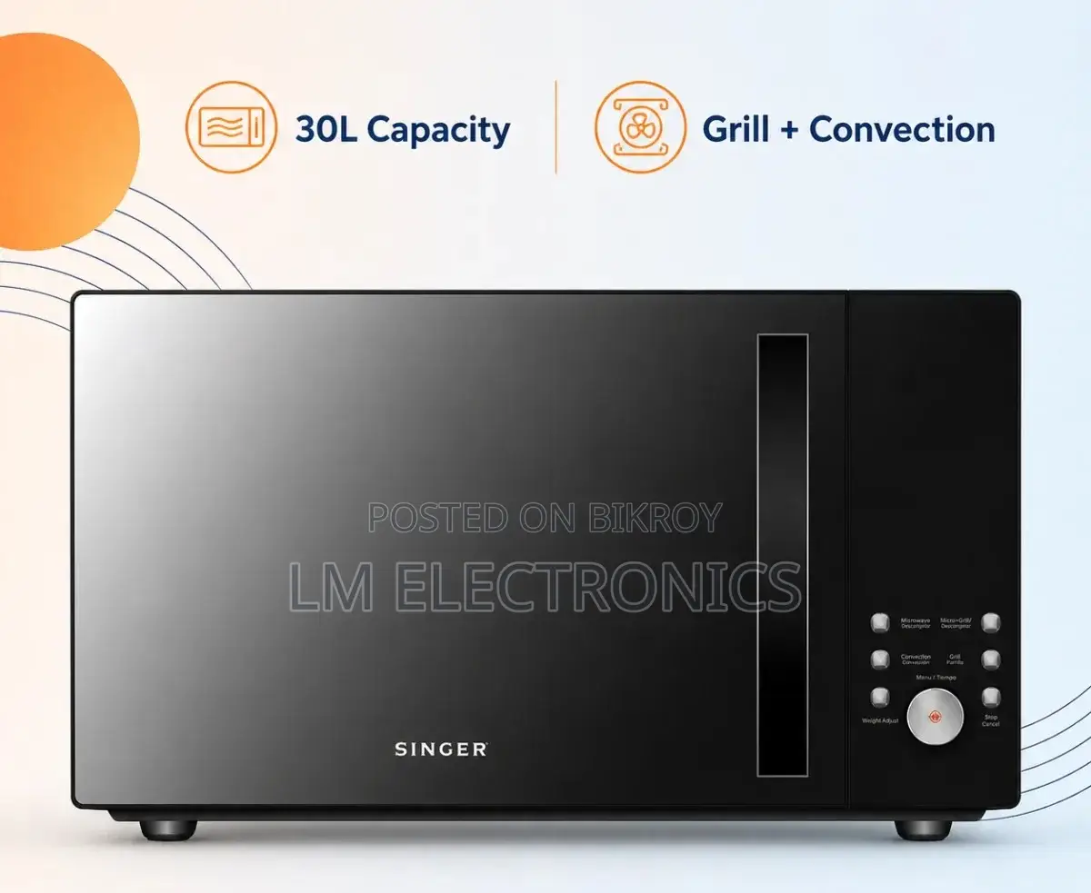 Singer 30L Microwave Oven – Grill & Convection
