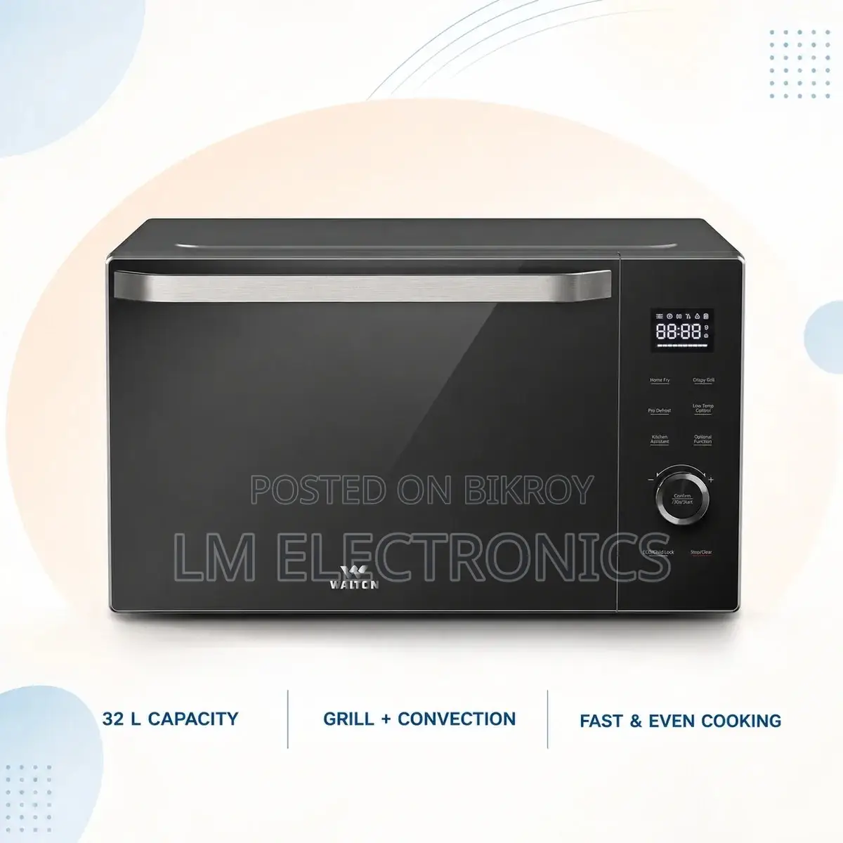 Walton Convection Oven 32 Liter | WMWO-M32CTS