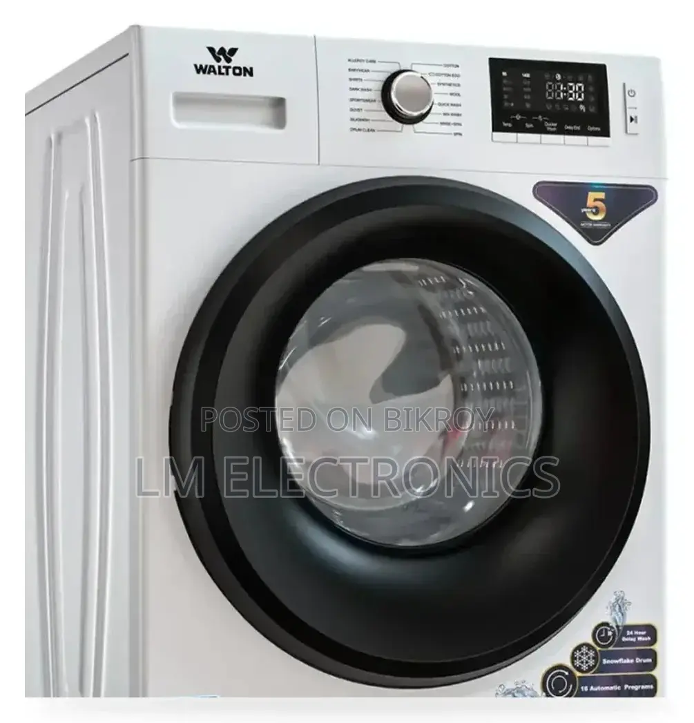 Walton 8Kg Front Loading Washing Machine