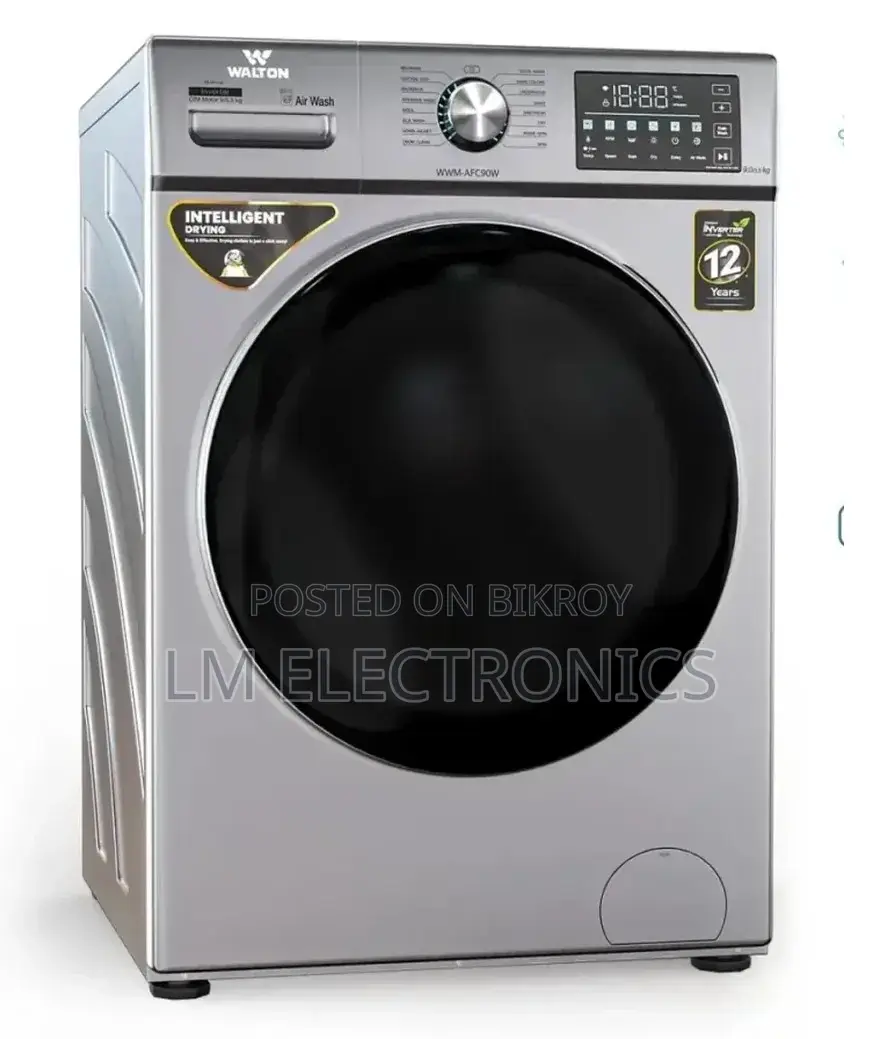 Walton 9Kg Front Loading Inverter Washing Machine