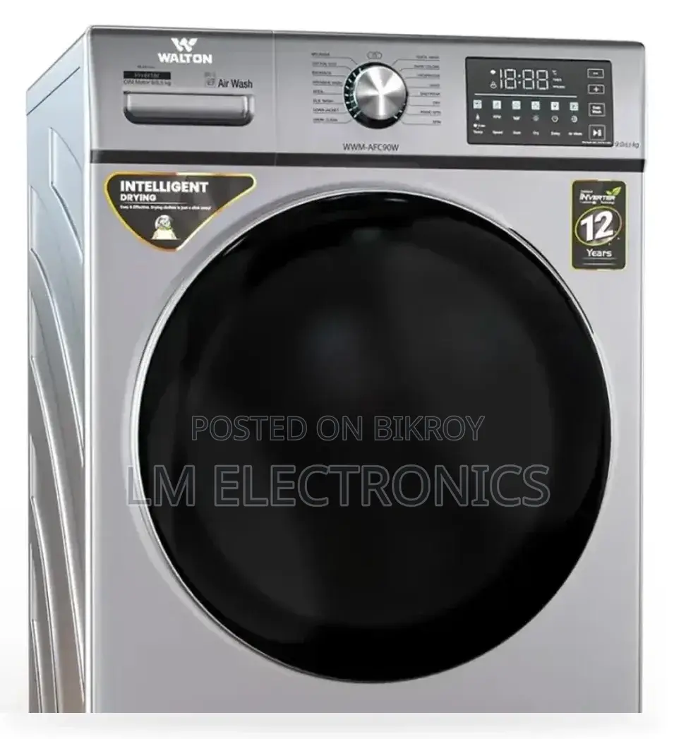 Walton 9Kg Front Loading Inverter Washing Machine