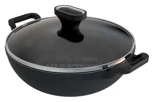 Walton Cast Iron Karai 24 cm With Glass Lid