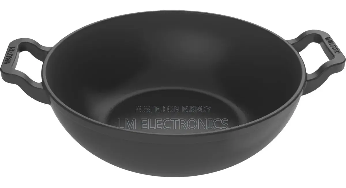 Walton Cast Iron Karai 24 cm With Glass Lid