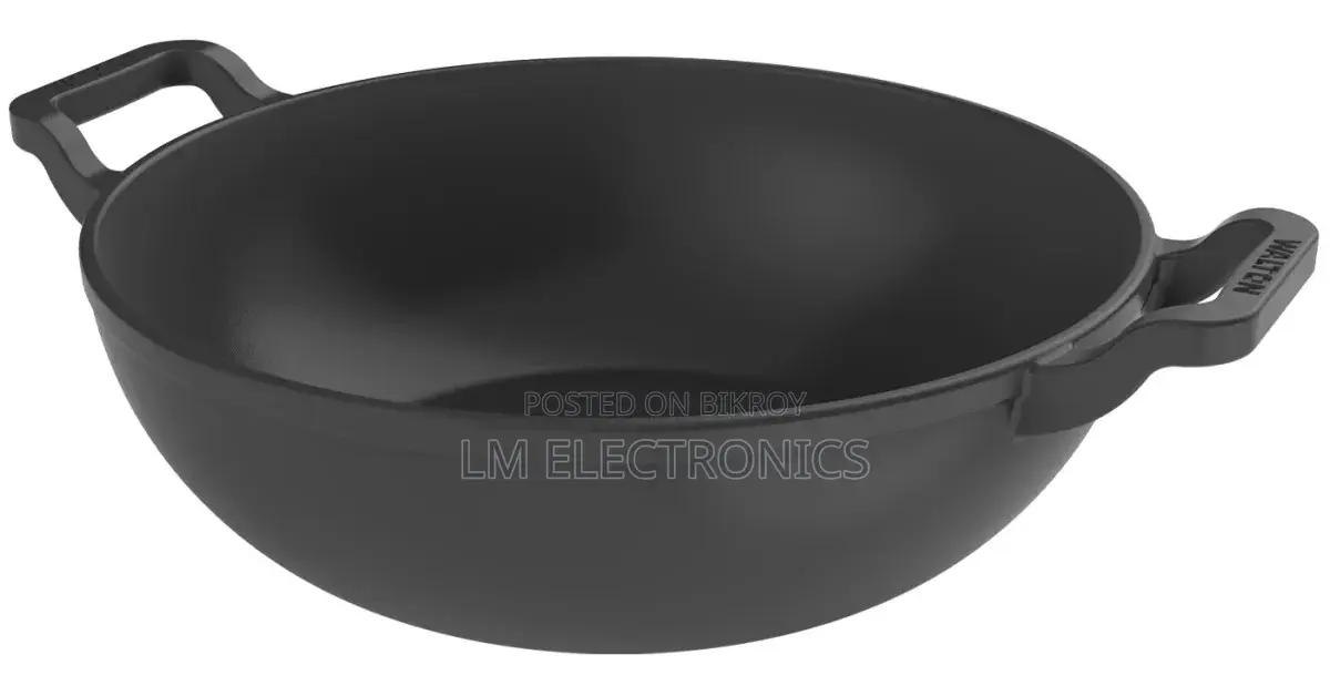 Walton Cast Iron Karai 24 cm With Glass Lid