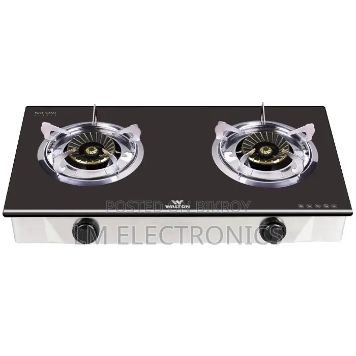 Walton Double Burner Gas Stove - WGS-NeoFlame G101 (LPG/NG)
