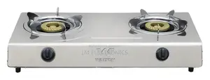 Walton Double Burner SS Gas Stove - WGS-DS1 (LPG / NG)