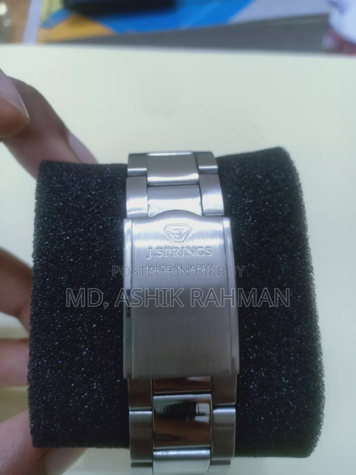 J.SPRINGS Autocratic Transparent Back Vintage Watch