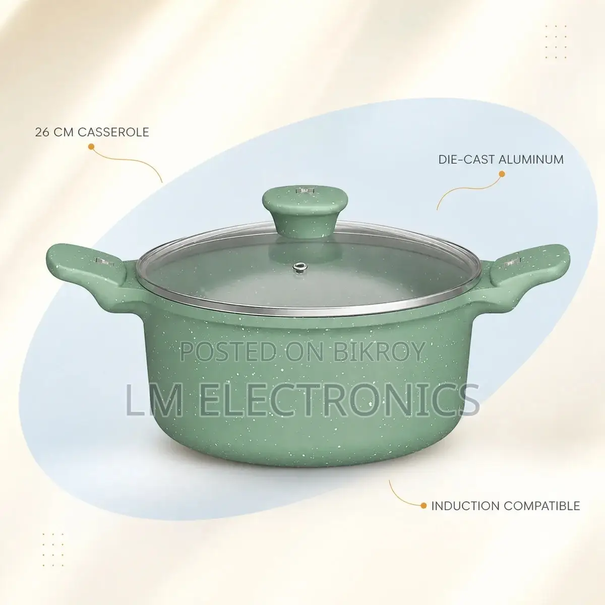 Walton Dynamic Die Cast Casserole Pan 26cm (Induction)