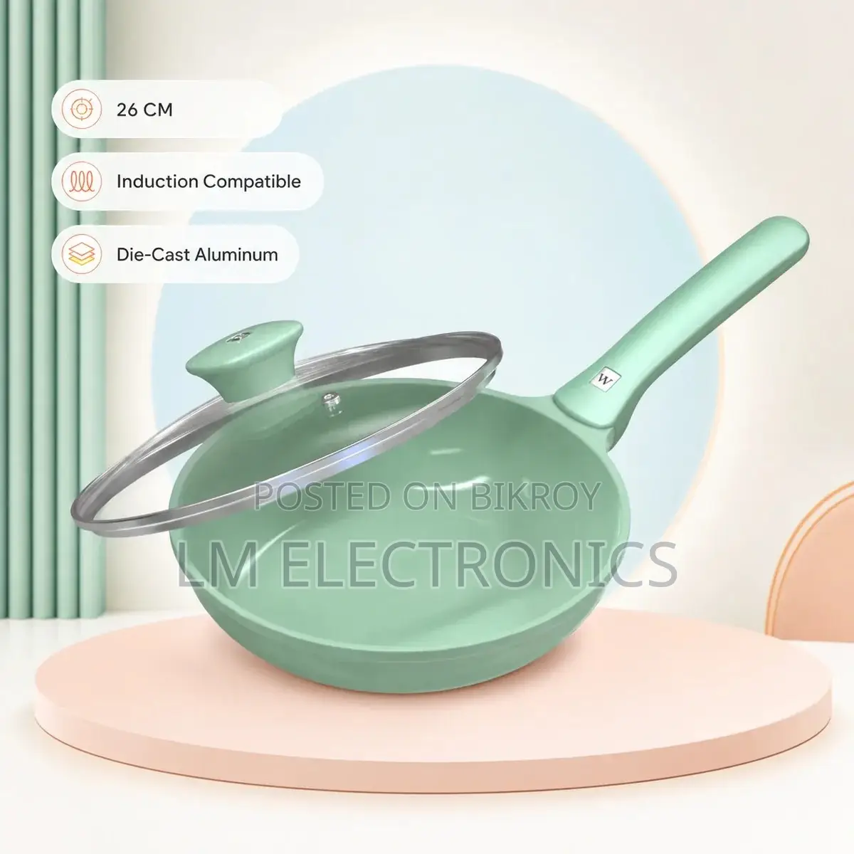 Walton Dynamic Die Cast Fry Pan 26CM-(Induction)