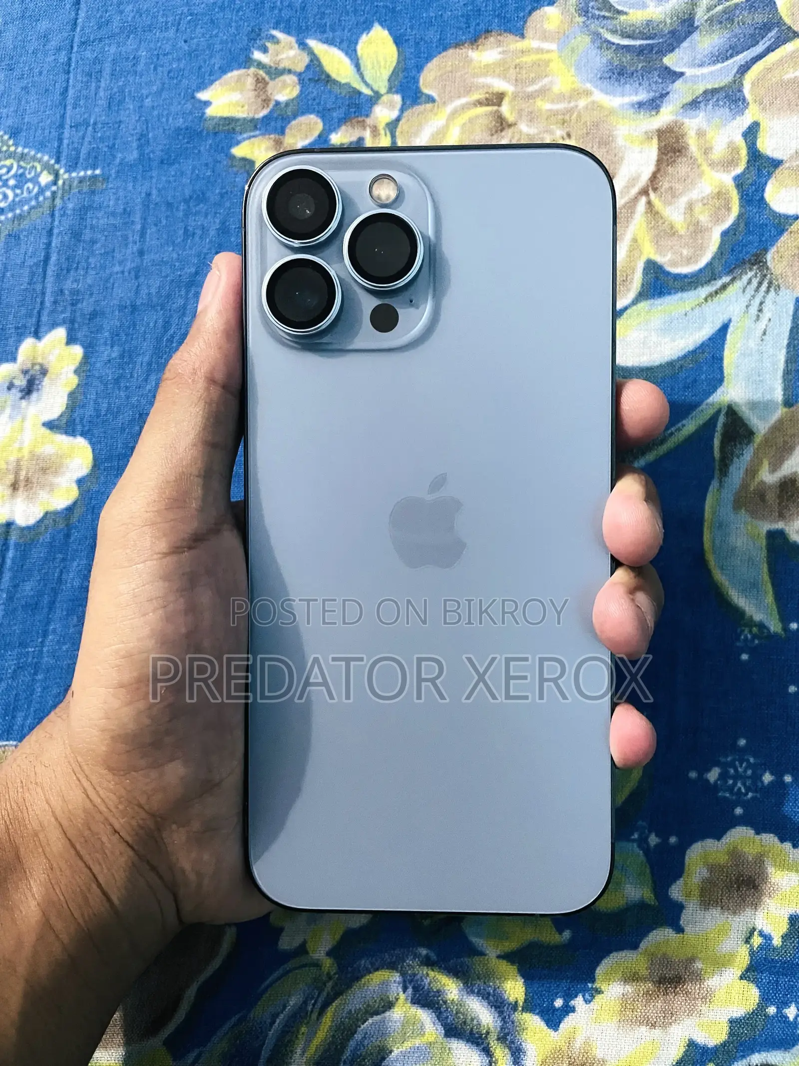 নিউ অ্যাপল আইফোন ১৩ প্রো ম্যাক্স ১২৮ জিবি ব্লু