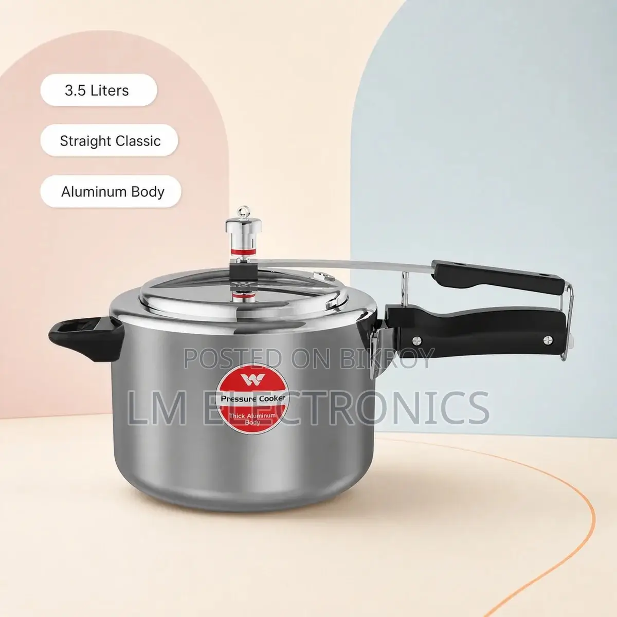 Walton Manual Straight Classic Pressure Cooker 3.5L