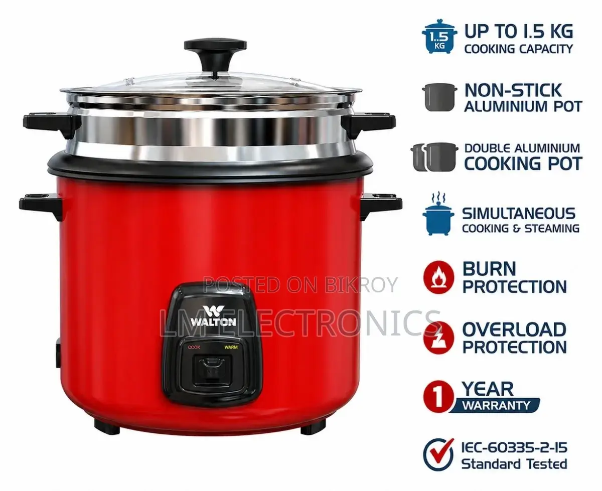 Walton Rice Cooker 2.2L – Star