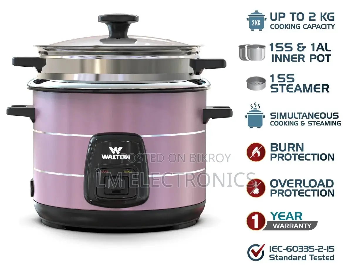 Walton Rice Cooker 2.8L – Gloria Deluxe