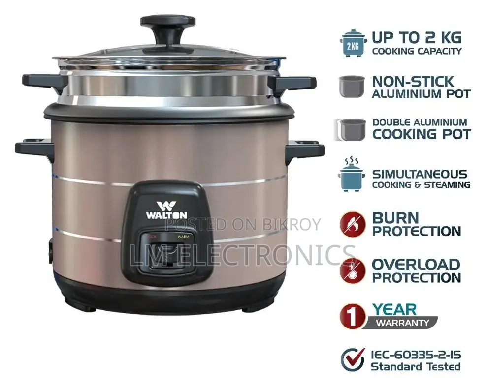 Walton Rice Cooker 3.0L – Gloria