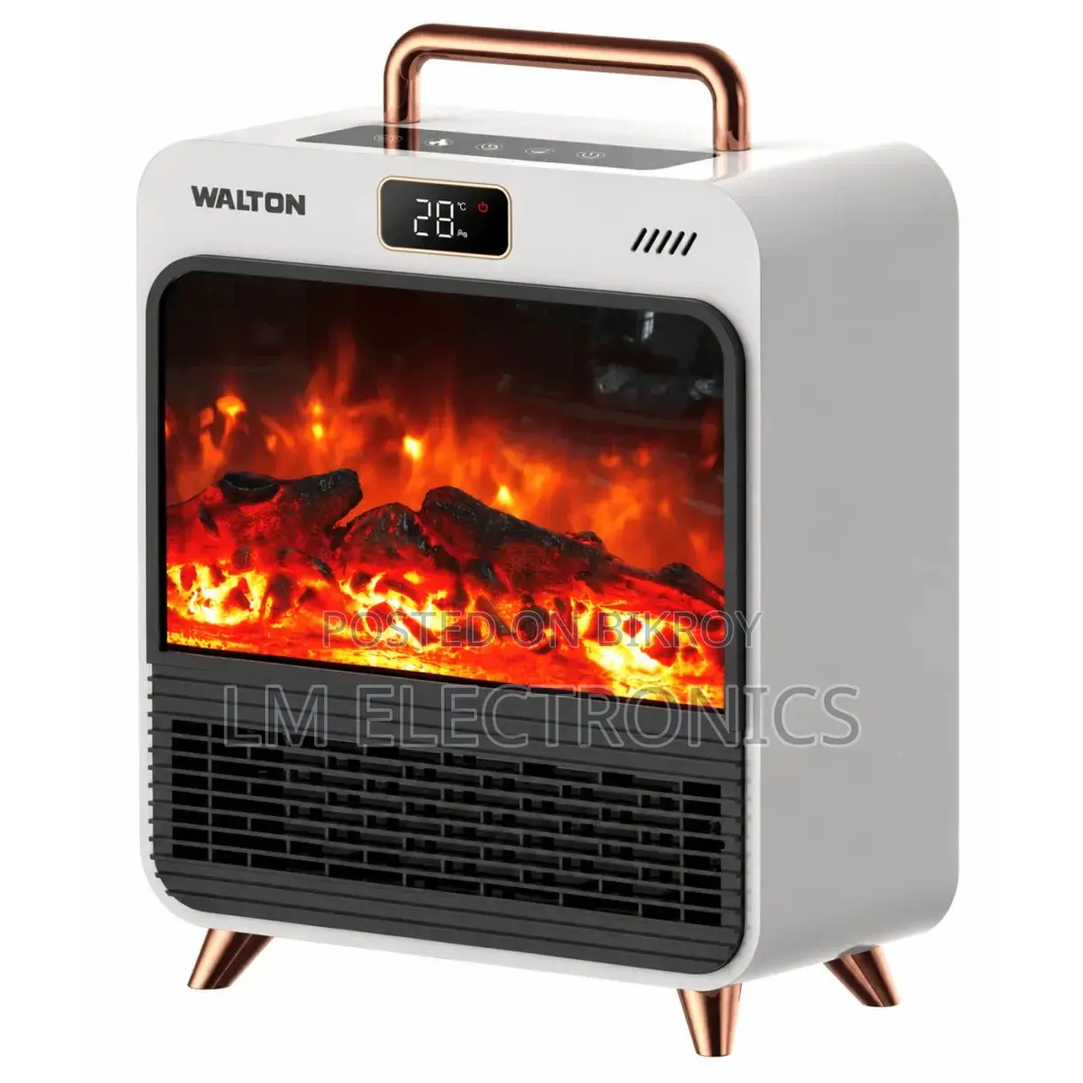 Walton Room Heater - Heat Nest Luxe 1500W Bonfire