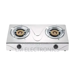 Walton Stainless Steel Double Burner Gas Stove - WGS-DS2