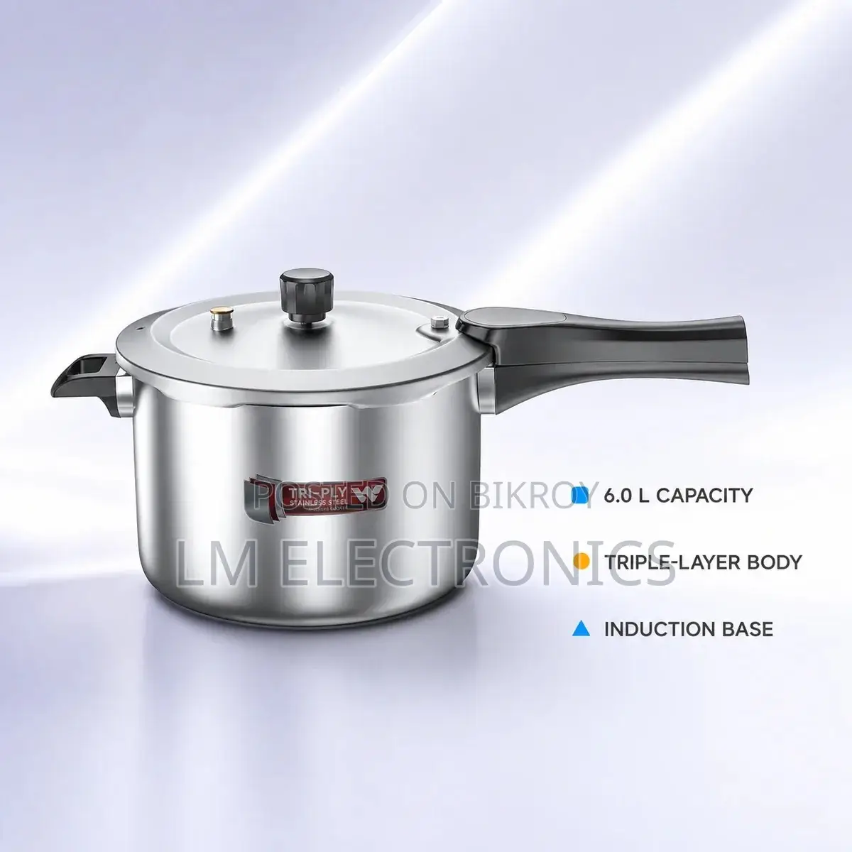 Walton Triply Pressure Cooker 6.0L