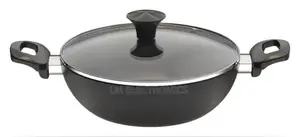 Walton Wok Pan 26cm with Glass Lid Classic Induction