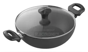 Walton Wok Pan 28cm with Glass Lid Classic Induction