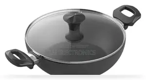 Walton Wok Pan 28cm with Glass Lid Classic Induction