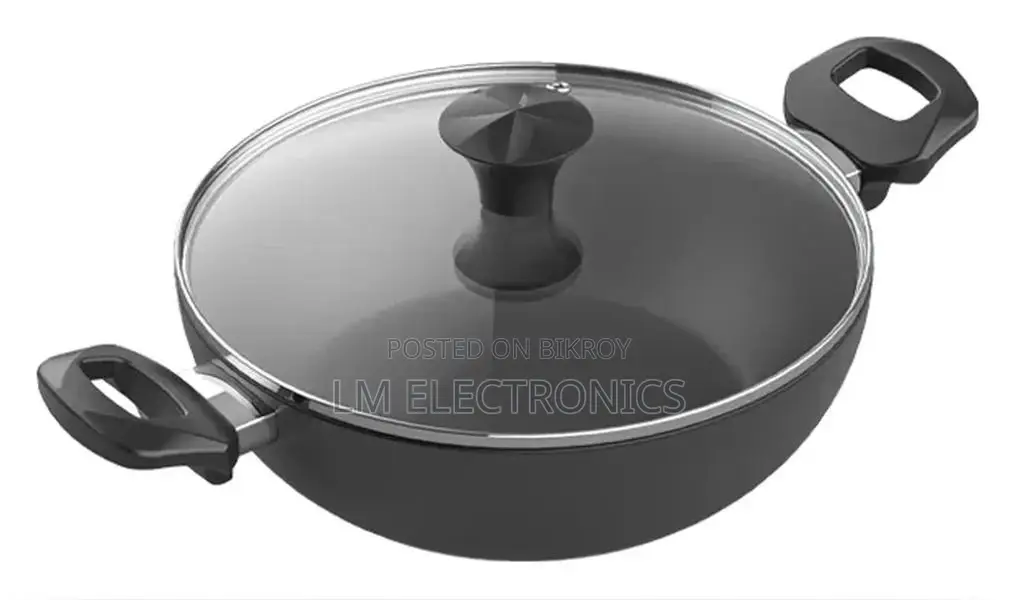 Walton Wok Pan with Glass Lid Classic (28 cm)