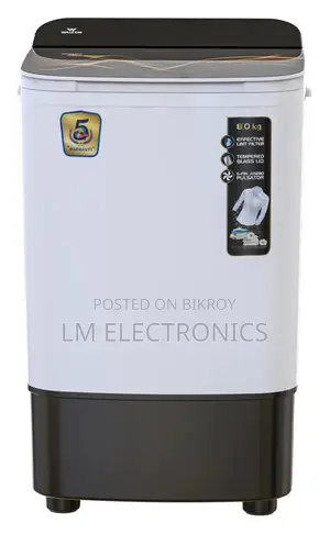 Walton 8 KG Single Tub Semi-Automatic Washing Machine