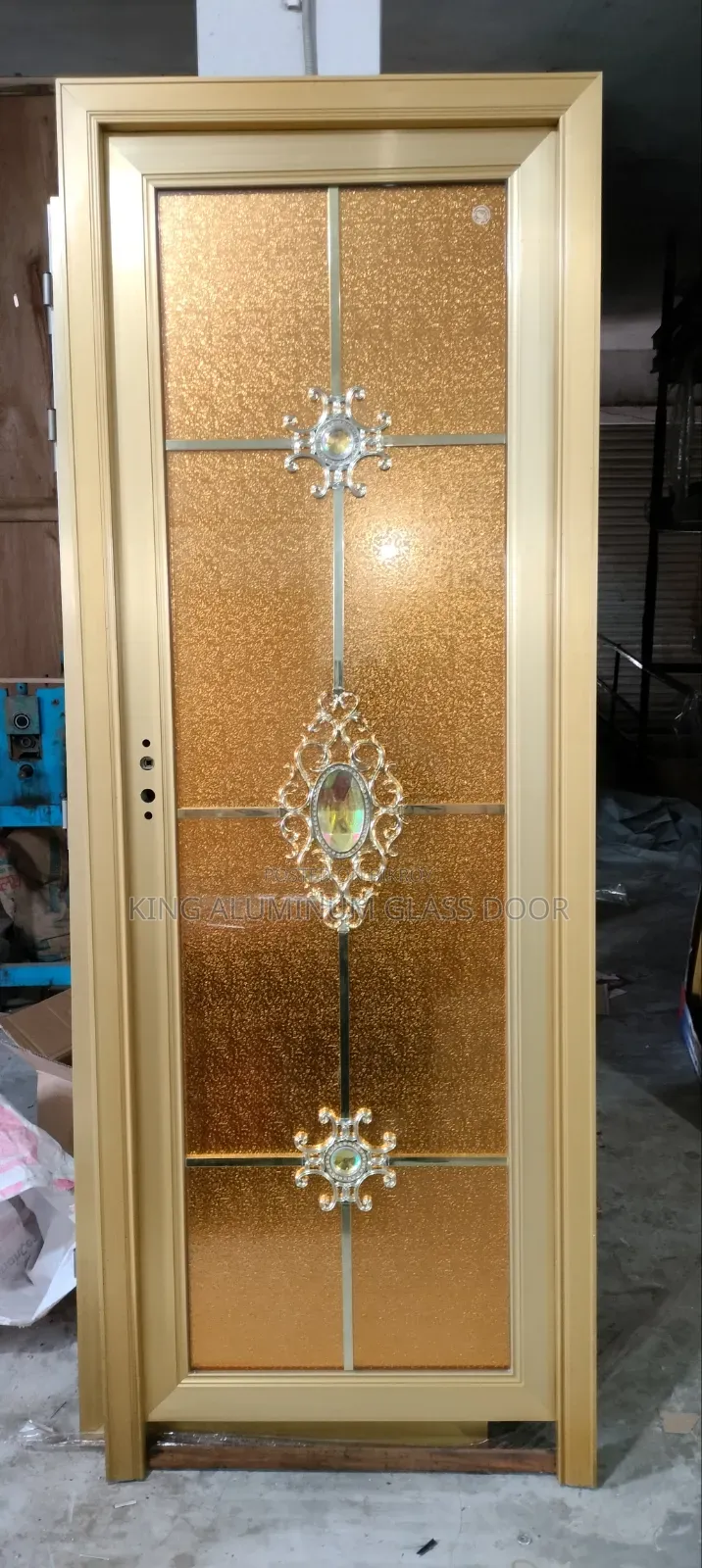 King Aluminium Temper Glass Door