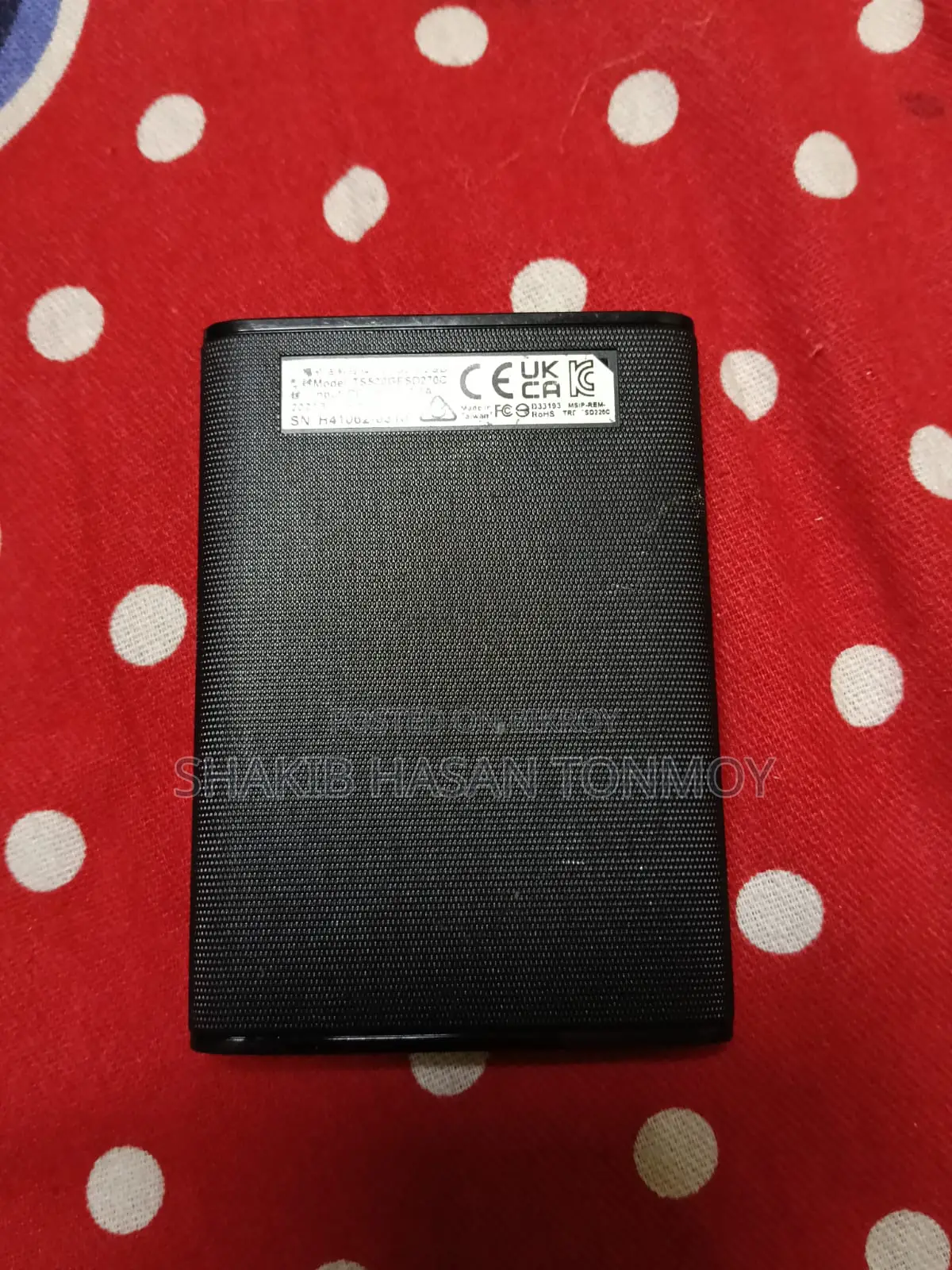 Transcend ESD270C 500GB Portable External SSD USB Type-C High-Speed