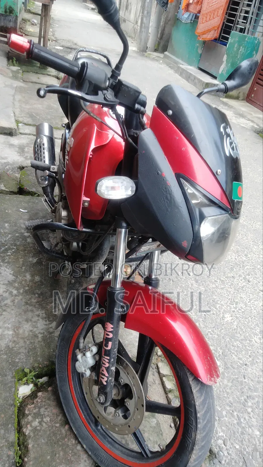 Bajaj Pulsar 150 2015 Red