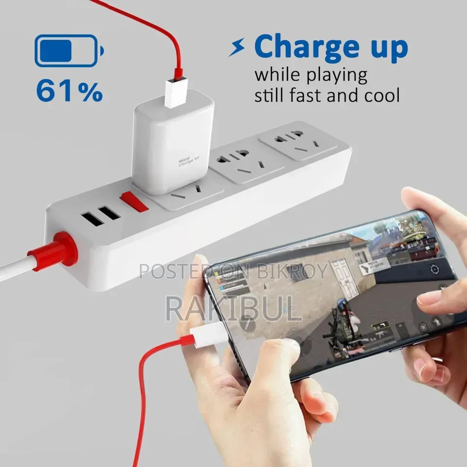 OnePlus 9rt 65W Charger Original