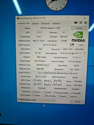Laptop Dell Precision 5540 16GB Intel Core i7 SSD 512GB